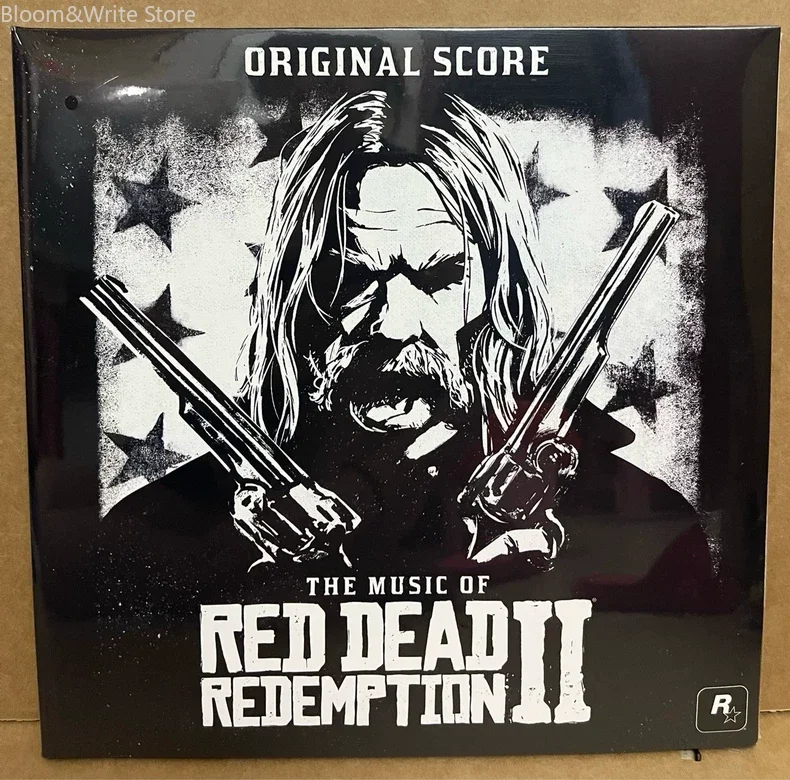 Classic Western Cowboy Game Red Dead Redemption 2 Clear Vinyl 2LP Record, 33 RPM Fan Music Gifts view 4