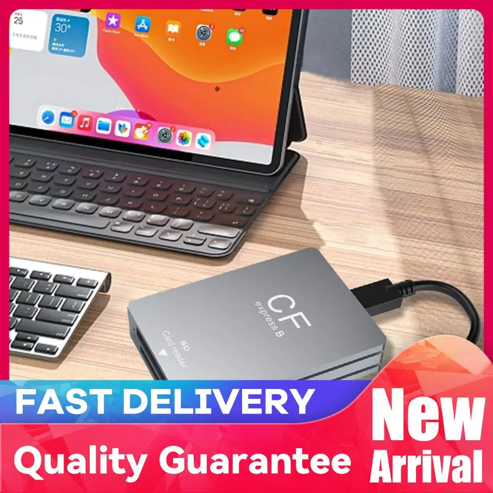 2-in-1-cfexpress-type-b-sdカードリーダー-cfexpressリーダーアダプター-usb-32-10gbps-デュアルスロット-usb-c-to-usb-c-aケーブル付き-slr用