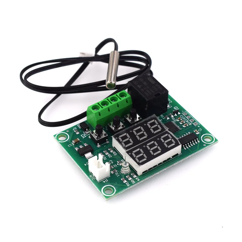574) Two-color Dual-display Digital Thermostat High-precision Temperature Control Switch, Precise Control