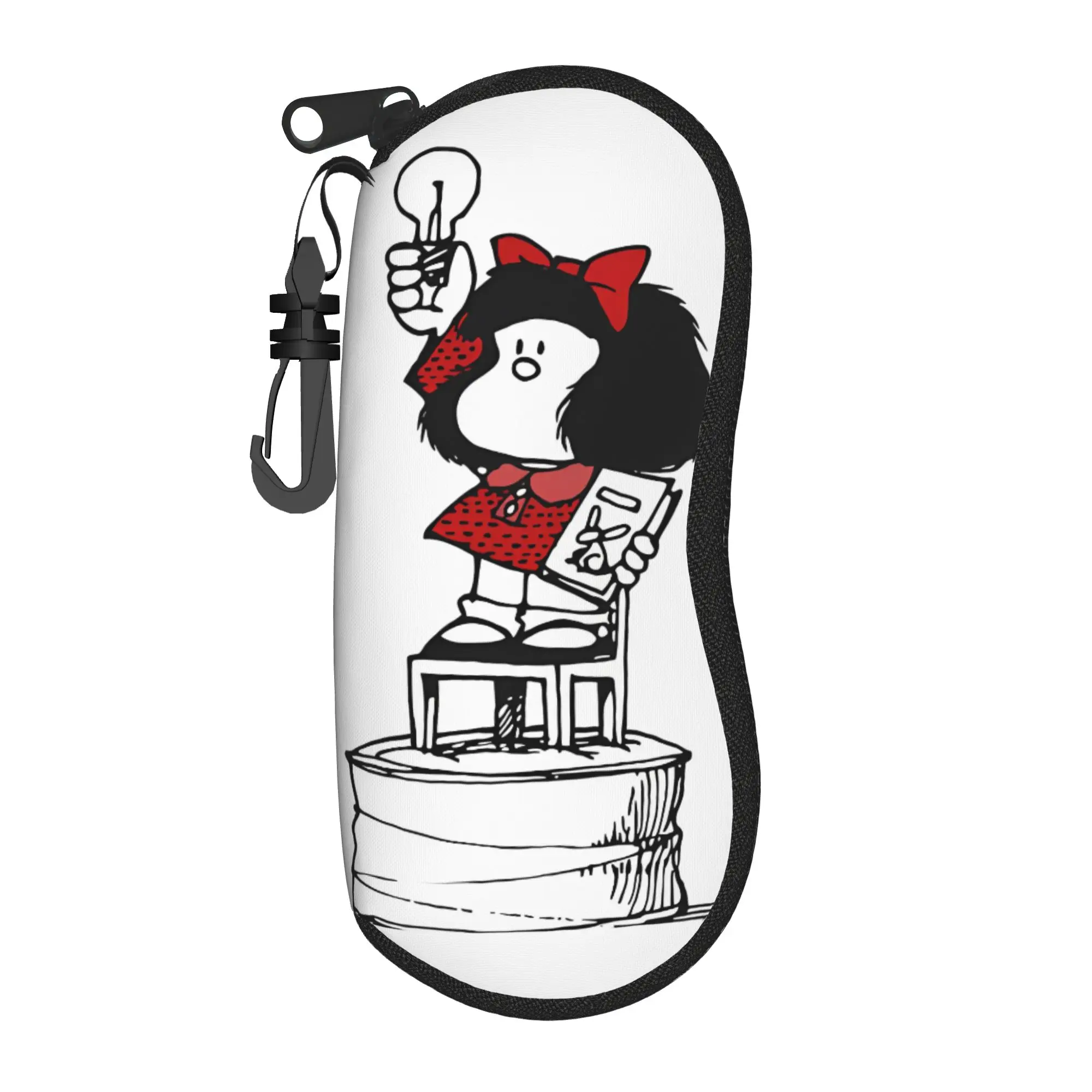 Freedom Premium Scoop Glasses Case Unisex Travel Box Mafalda Sunglasses Storage Box Protector Eye Contacts Case