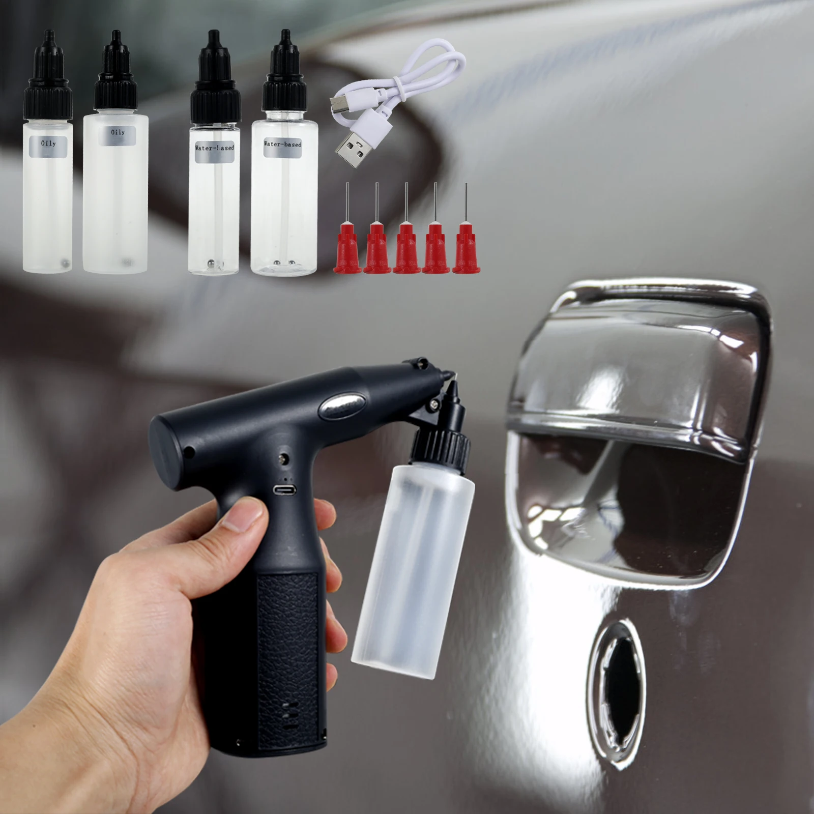 Car Electric Paint Spray Tool Rechargeable 1500mAh Professional Car Body Repair Tool Moto Bicycle Cordless Furniture Spray Paint