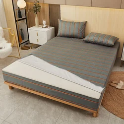 Couvre-Matelas Imperméable avec Fermeture Éclair, Drap-Juste à Six Côtés, Taille Personnalisée