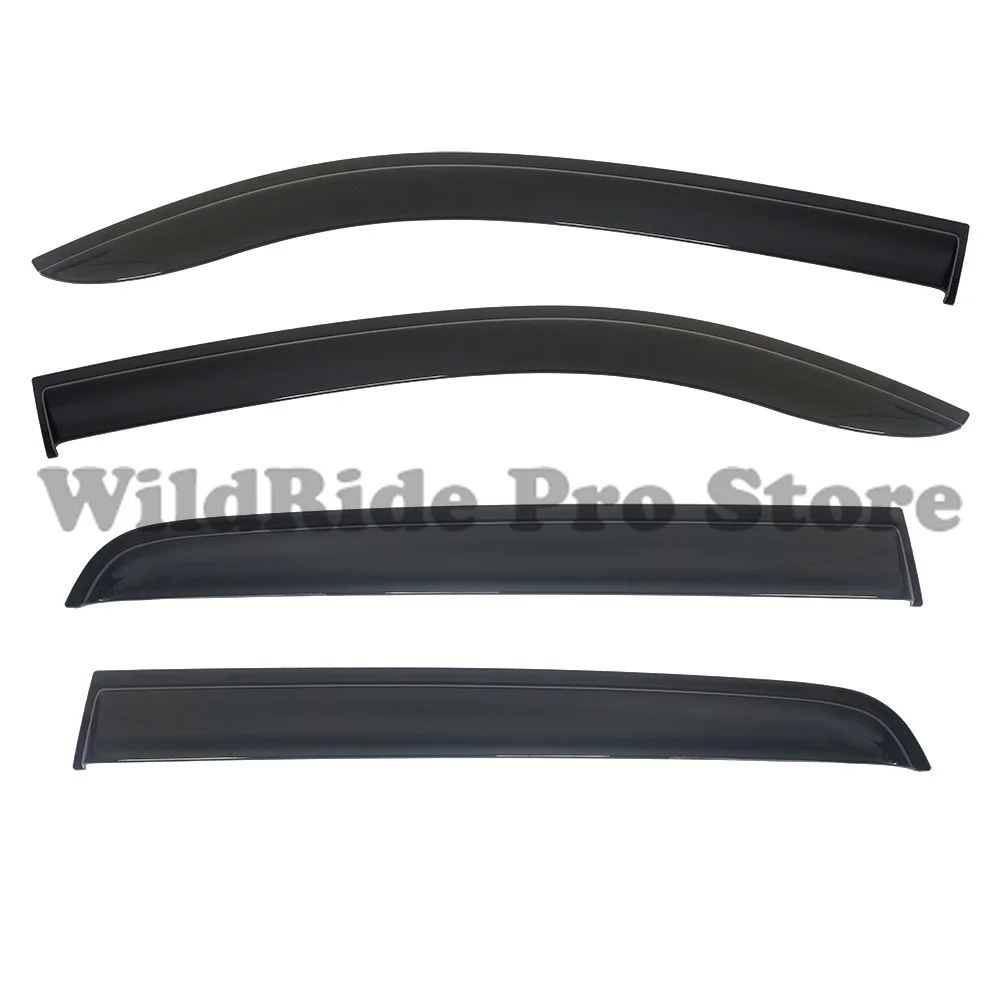 

1 set Car Accessories Wind Deflector for Toyota Tacoma Double Cab 4 Doors 2016 2021 Weather Rain Guards Shields Window Vent Viso