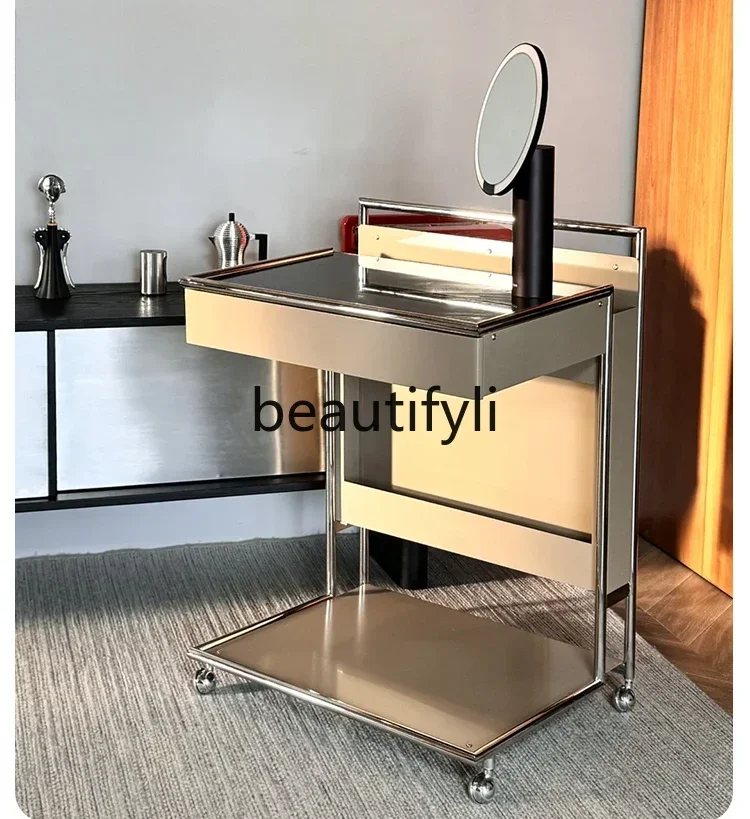 

Dresser bedroom simple modern mobile c-type sofa side few makeup table bedside table