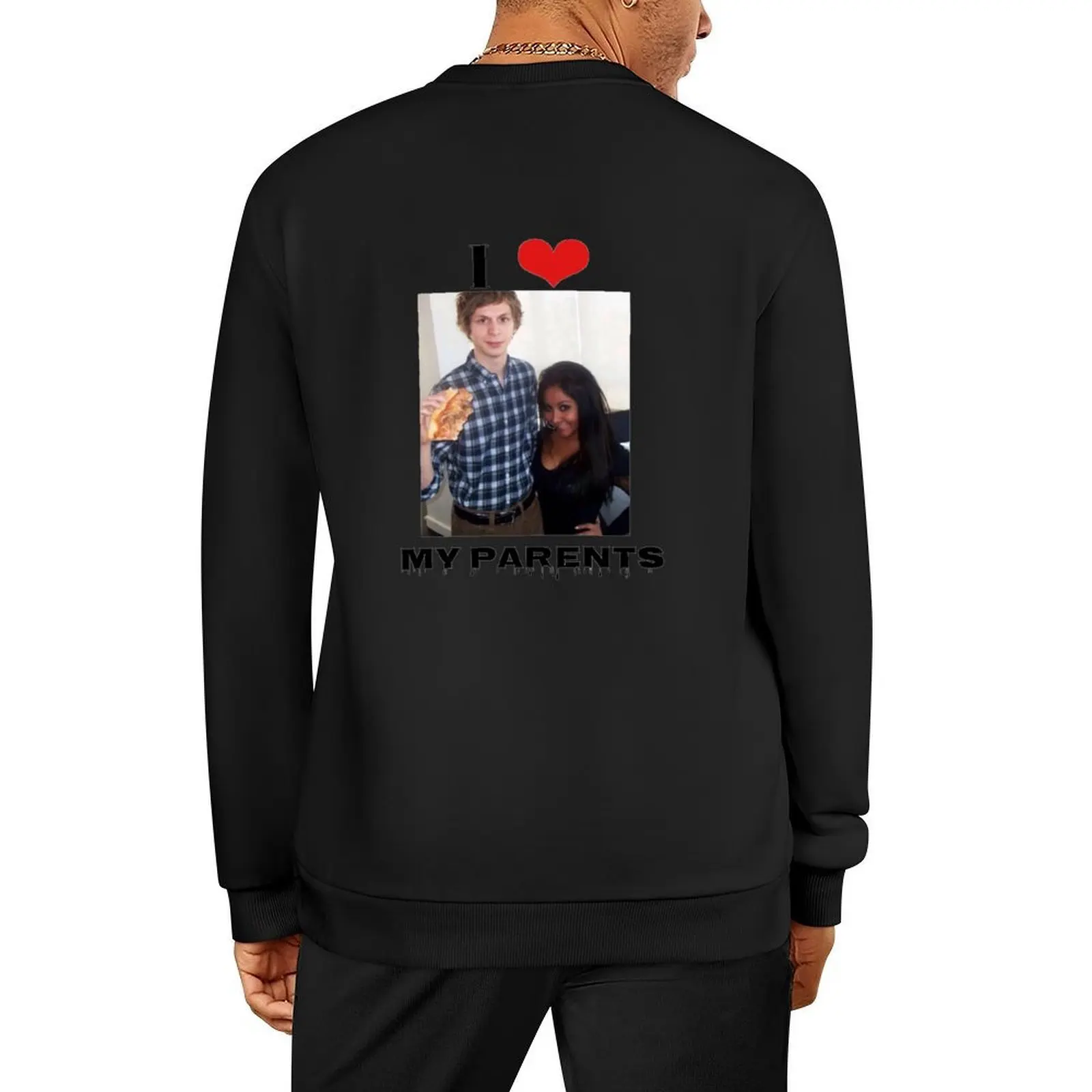 

Michael Cera and Snooki r my Parents Pullover men's autumn clothes mens clothing men's coat pullover