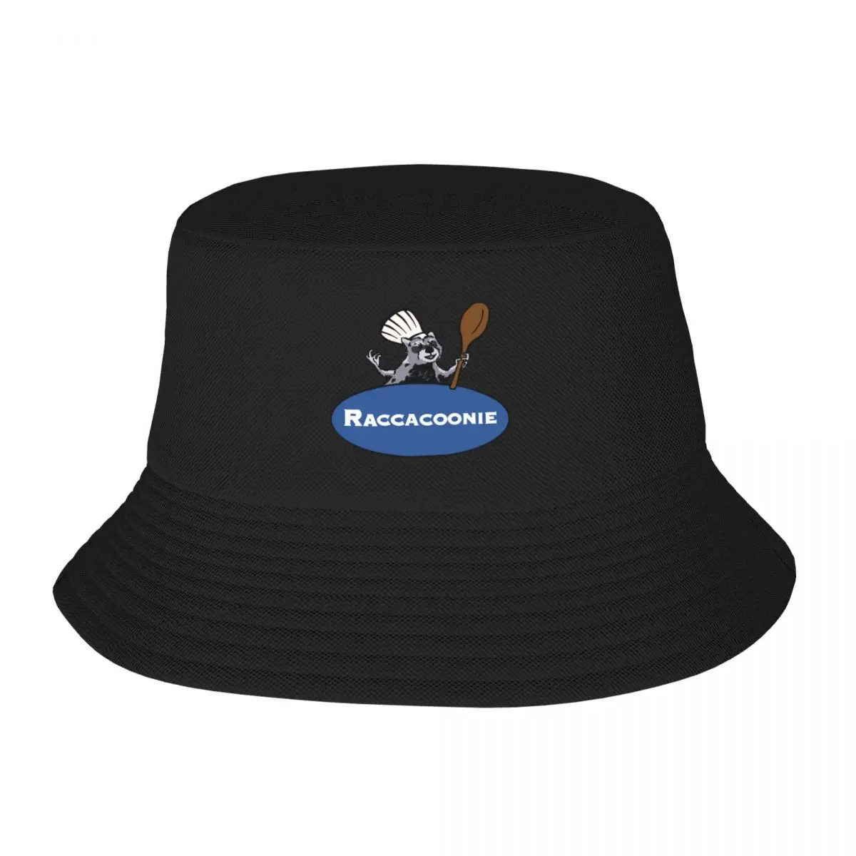 Raccacoonie logo color -Inspired by Everything Everywhere All at Once Bucket Hat derby hat tea Hat Women Caps Men's
