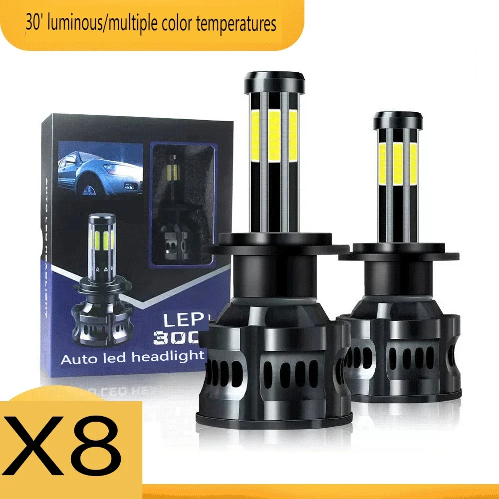 

X8 LED Headlight Bulbs 50W 10000LM H1 H3 H7 H11 H27 HB3 HB4 9012 H4 H13 HB1 HB5 DIY 3000K 6000K 8000K Car Light Retrofit