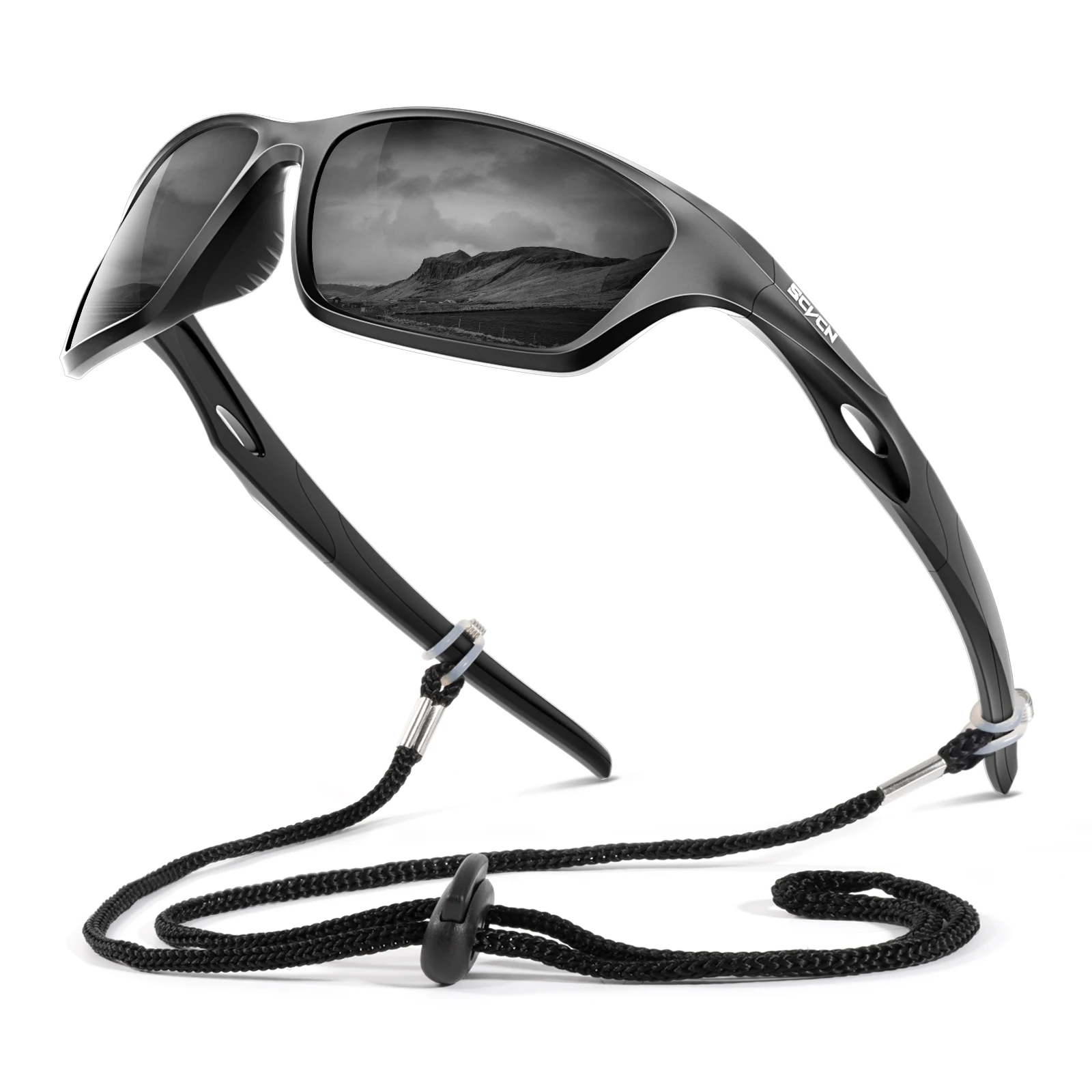 

SCVCN Polarized Sunglasses for Man Women Cycling Glasses Sports Road bike Mountain Bicycle Riding Goggle Sports Eyewear Glasses