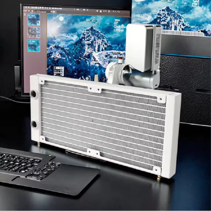 

OCOCOO OC-240L White Aluminum 240MM Cooling Radiator for Computer Case & Printer Fans & Cooling Product