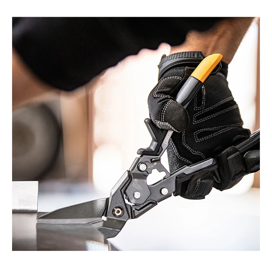 Imagem -05 - Toughbuilt Tb-h460-l Tb-h4-60-r Tb-h4-60-sl Tb-h4-60-sol Esquerda Direita Direita Longo Direita Offconjunto Cut Aviation Snips Ferramentas Manuais