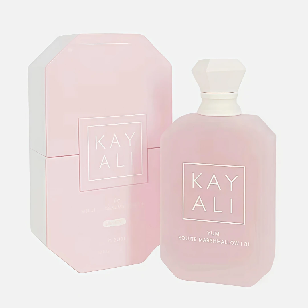 KayAli Yum Boujee Marshmallow 81 Eau De Parfum for Women Soft Pink Bottle Sweet Scent Women's Fragrance