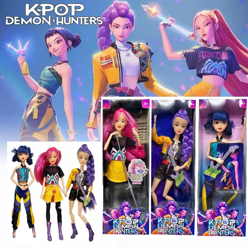 

НОВЫЕ игрушки для кукол Kpop Охотники на демонов Фигурка Игрушка Руми Мира Зои Красивая принцесса Куклы для маленьких девочек Пластиковая игрушка «сделай сам» для девочек
