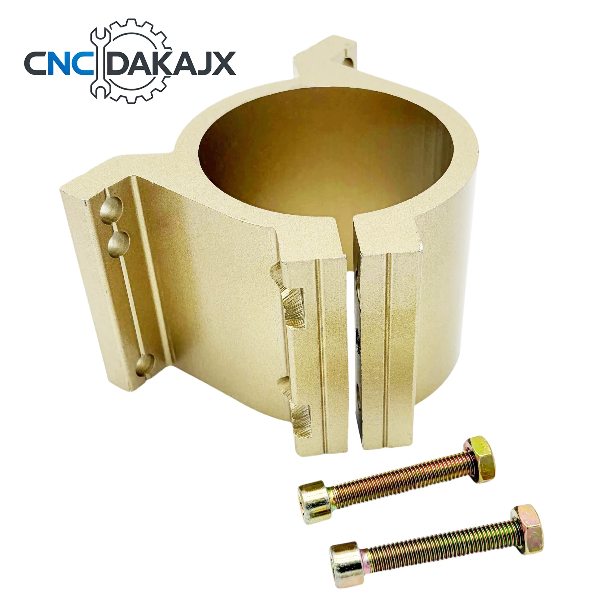 CNC Milling Machine Spindle Tilting Clamp 65MM 80MM Motor Clamping Holding Seat Fixed Aluminum Profile Bracket For Engraving