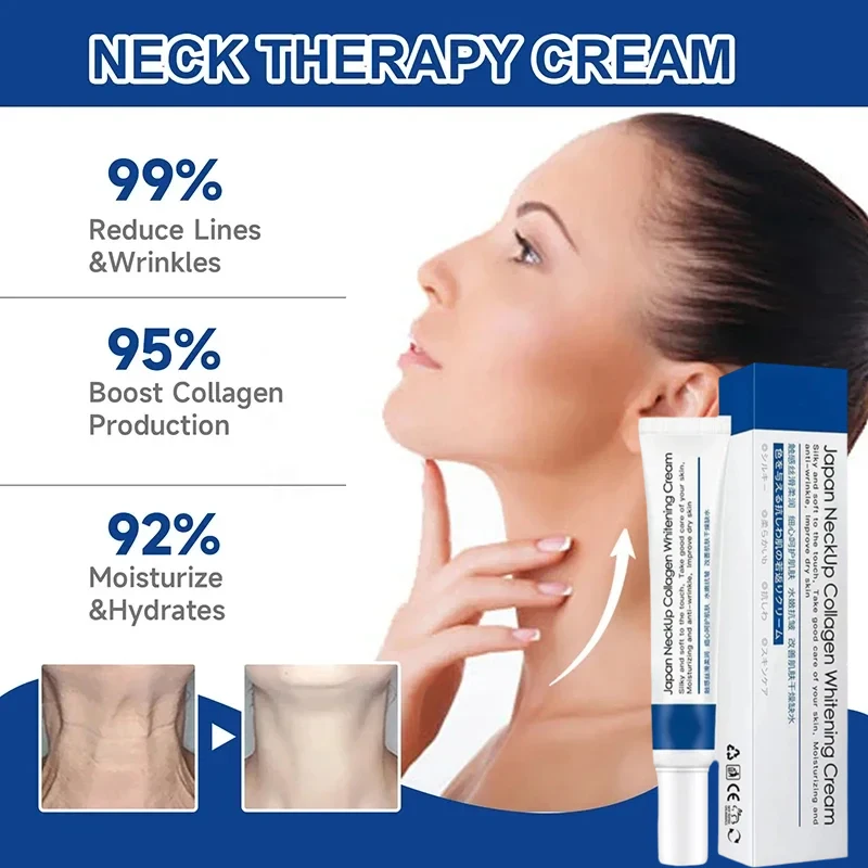 Eliminate Neck Lines Protein Cream Eliminate Double Chin Lift Neck Fine Lines Anti-ageing Moisturis Nourish Beauty Health