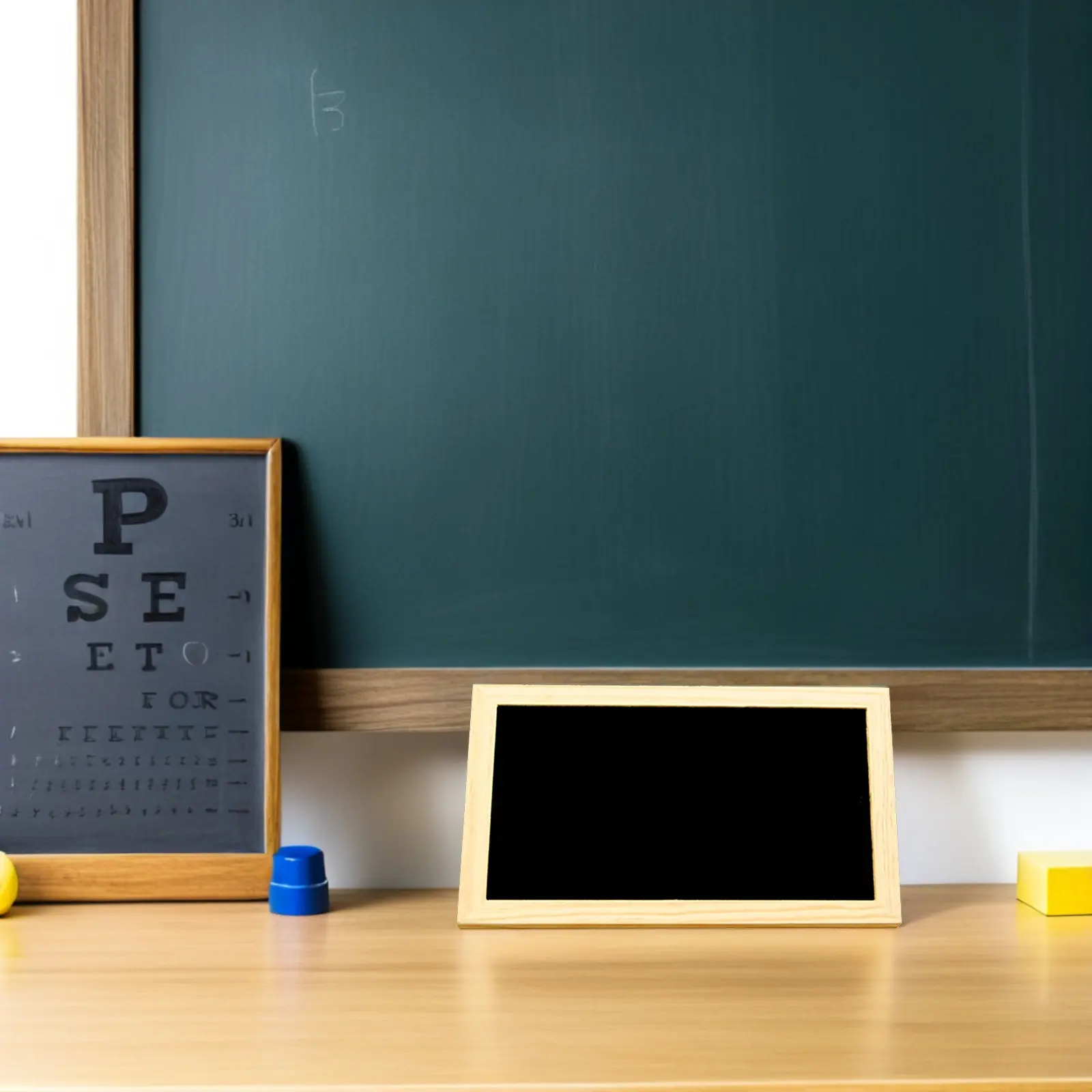 Chalkboard Sign Hanging String Mini Chalkboard 30x20cm Density Board Erasable Message Board Wall Decor Double-Sided Blackboard