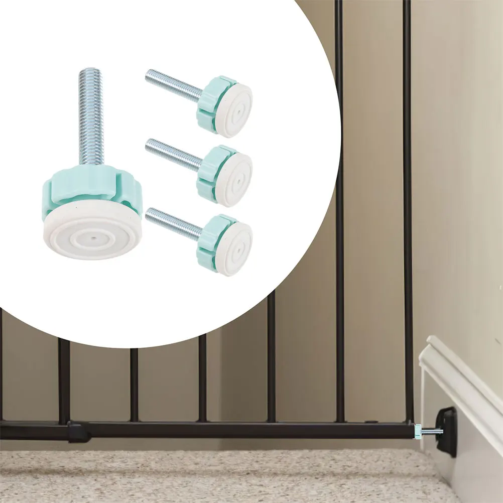 

5pcs Baby Pet Safety Gates Replacement Parts Stair Spindle Rods Door Gate Accessories M10X75Mm Screw Kit Compatible With