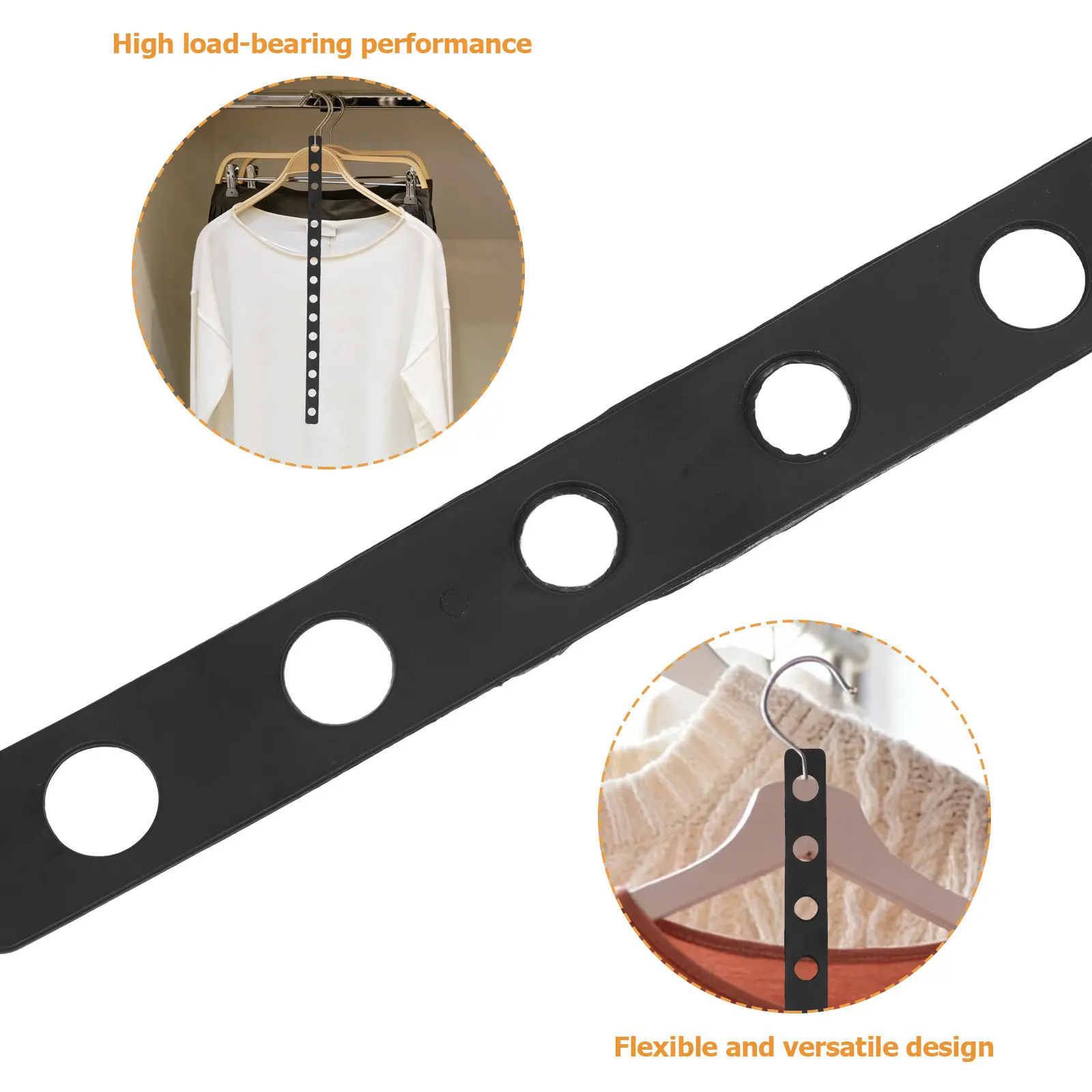 30pcs Plastic Clothes Hanger Connector Hooks – Space-Saving Closet Organizer for Heavy-Duty Garment Display