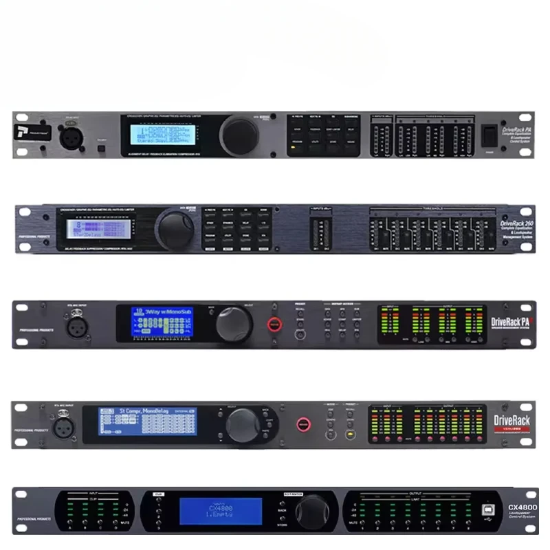 DriveRack Audio Effects Processor Digital Audio Processor Speaker Management DBX Professional Digital Dsp Audio Processor