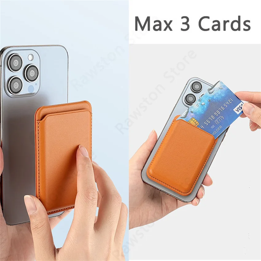Kickstand Magnetic Leather Wallet Case for iPhone 17 16 15 14 Pro Max Galaxy Card Holder Magsafe Phone Bag Cover Accessories view 4