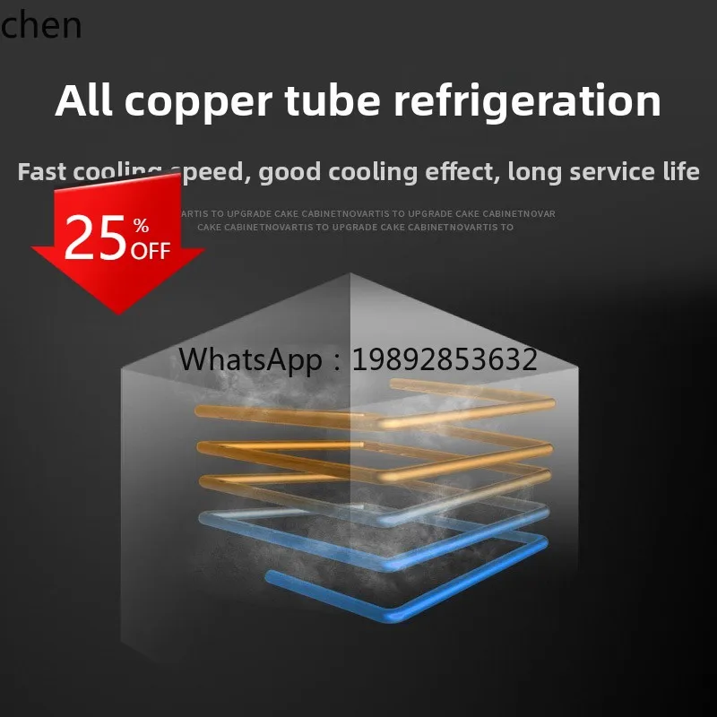 Sushi  Refrigerated Cake Open Bread Preservation Cabinet Sushi Display Cabinet
