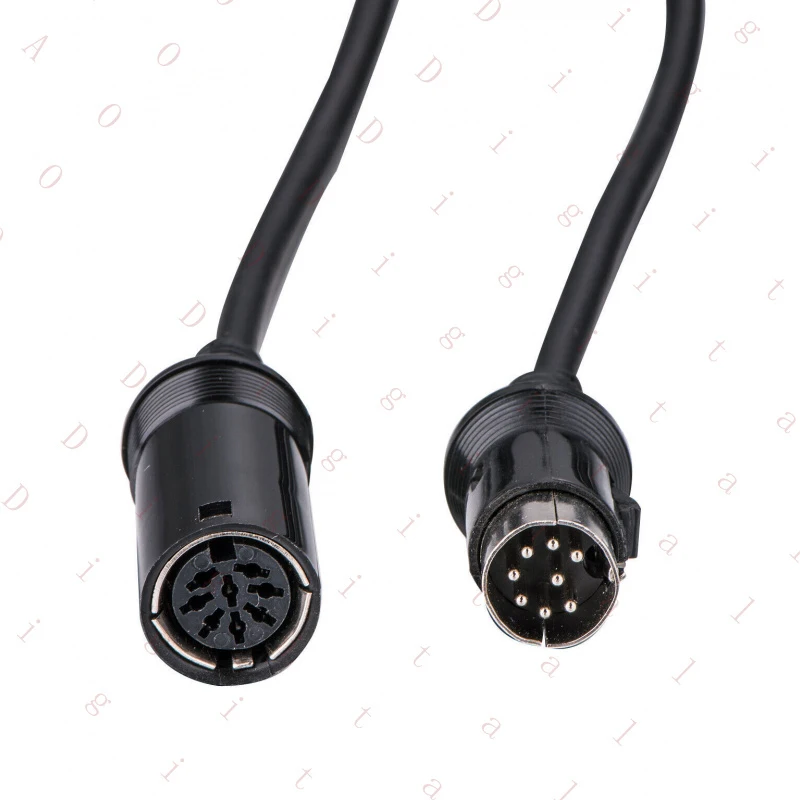 YU--   Alpine  8 Pin M-BUS Female Male Extension Cable Radio Stereo Cord Connector