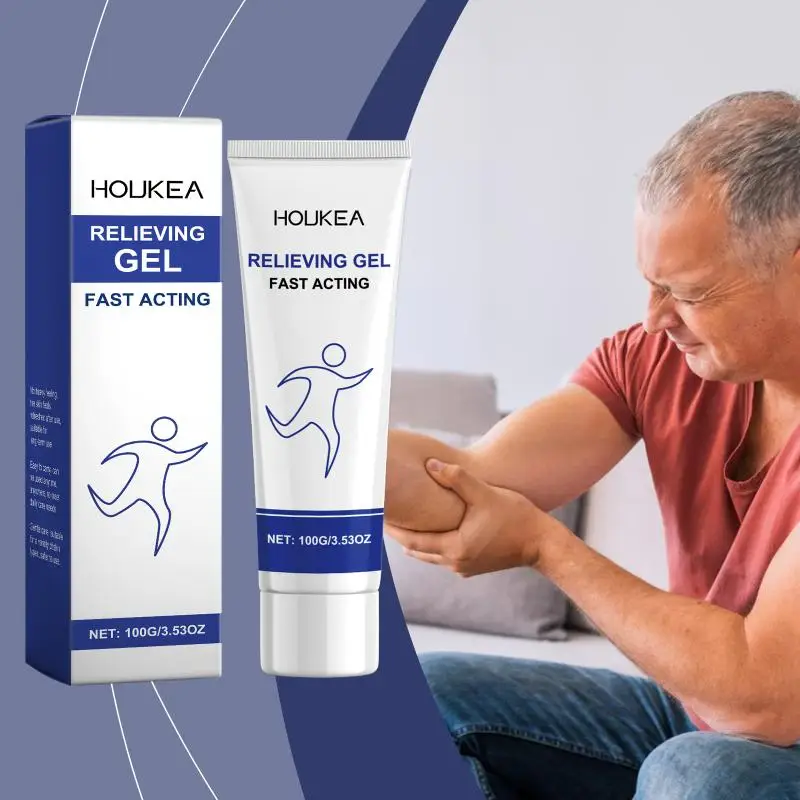 100g Fast Acting Relieving Gel Body Cream Soothing Cooling Repair Damaged Cartilege Muscle Joint Aloe Vera Menthol Chamomile
