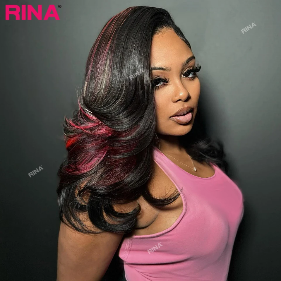 

Черный, красный, блондин, объемная волна, 13x6, прозрачный парик спереди, 13x4, парик спереди, 180% предварительно выщипанный с детскими волосами для женщин