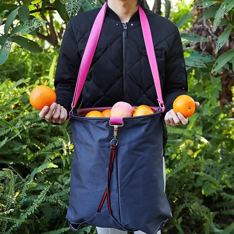 Fruit Picking Bag Vegetable Harvest Apples Berry Garden Picking Bag Fruit Picking Storage Apron Pouch For Outdoor Orchard Farm