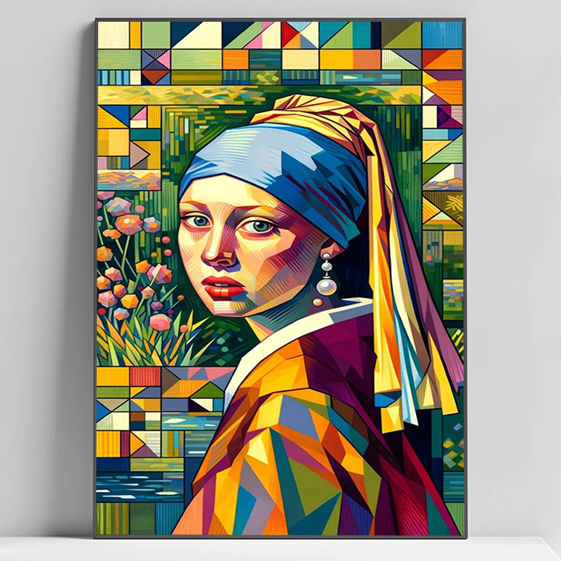 

P-Picasso Abstract Art Poster Decorative Pictures for Living Room Decor Man Home and Decoration Picture on the Wall Decorations