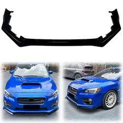 2015 To 2021 For Subaru Impreza WRX STI VA Front Bumper Spoiler Lip Guard Lowetr Splitter Blade Strip Canard By ABS Body Kit