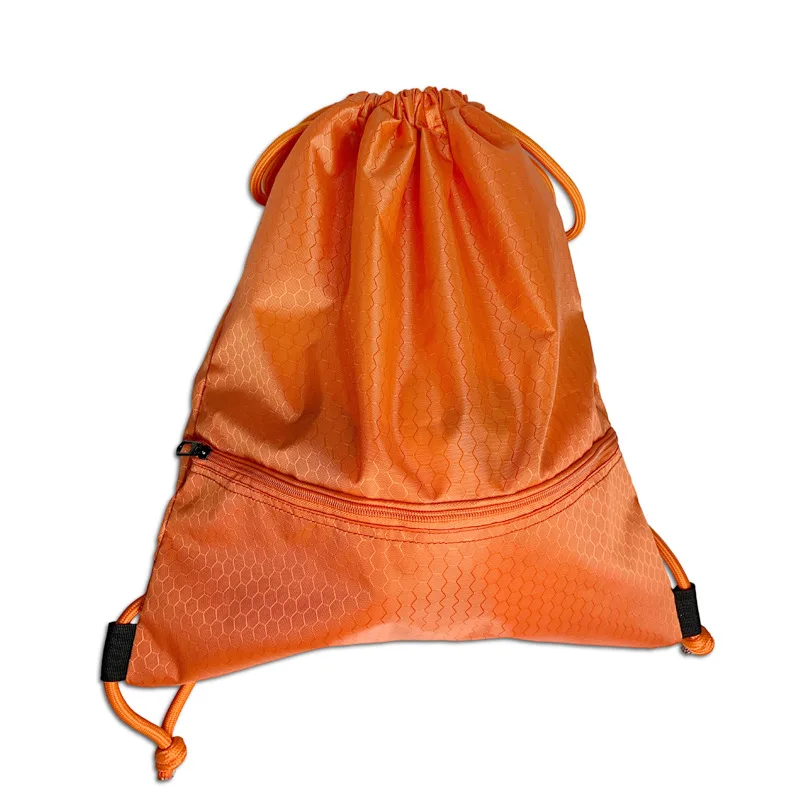 Saco de basquete esportes à prova dwaterproof água oxford pano saco de futebol cordão bolso mochila bolsa de ombro saco de sapato cordão
