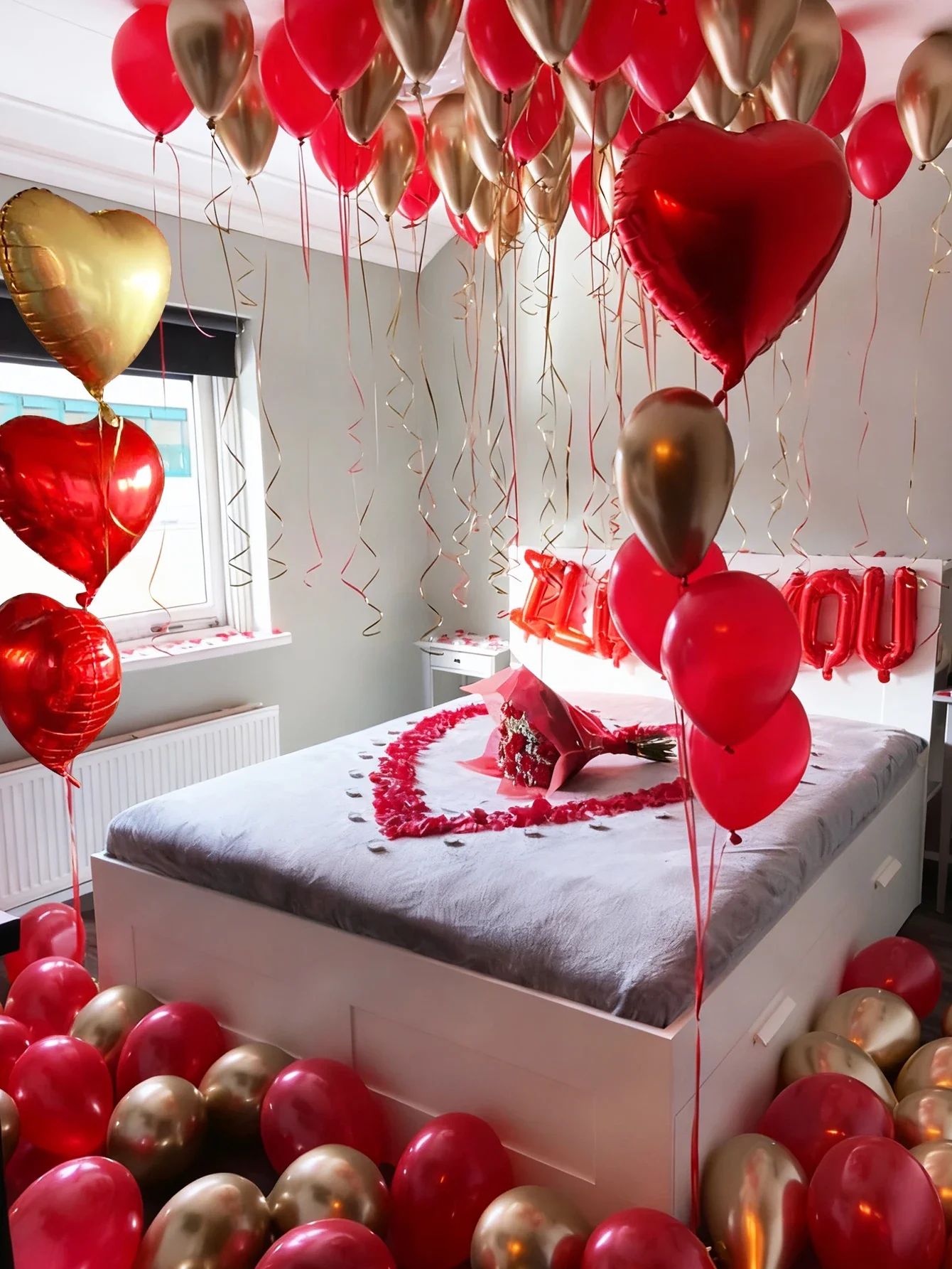 Valentine's Day balloon Set Is Suitable for Valentine's Day, Anniversaries, Marriage Proposals, and Romantic Decorations - view 2