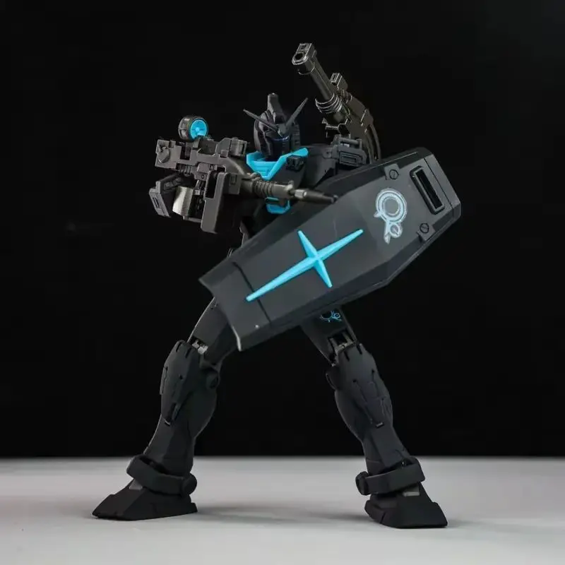 Ganso 1/144 Rx-78-2 Recirculação Cor Neon Bluet Base Conjunto Limitado Modelo Kit Boneca de Ação Decoração Boneca Crianças Brinquedo Presente