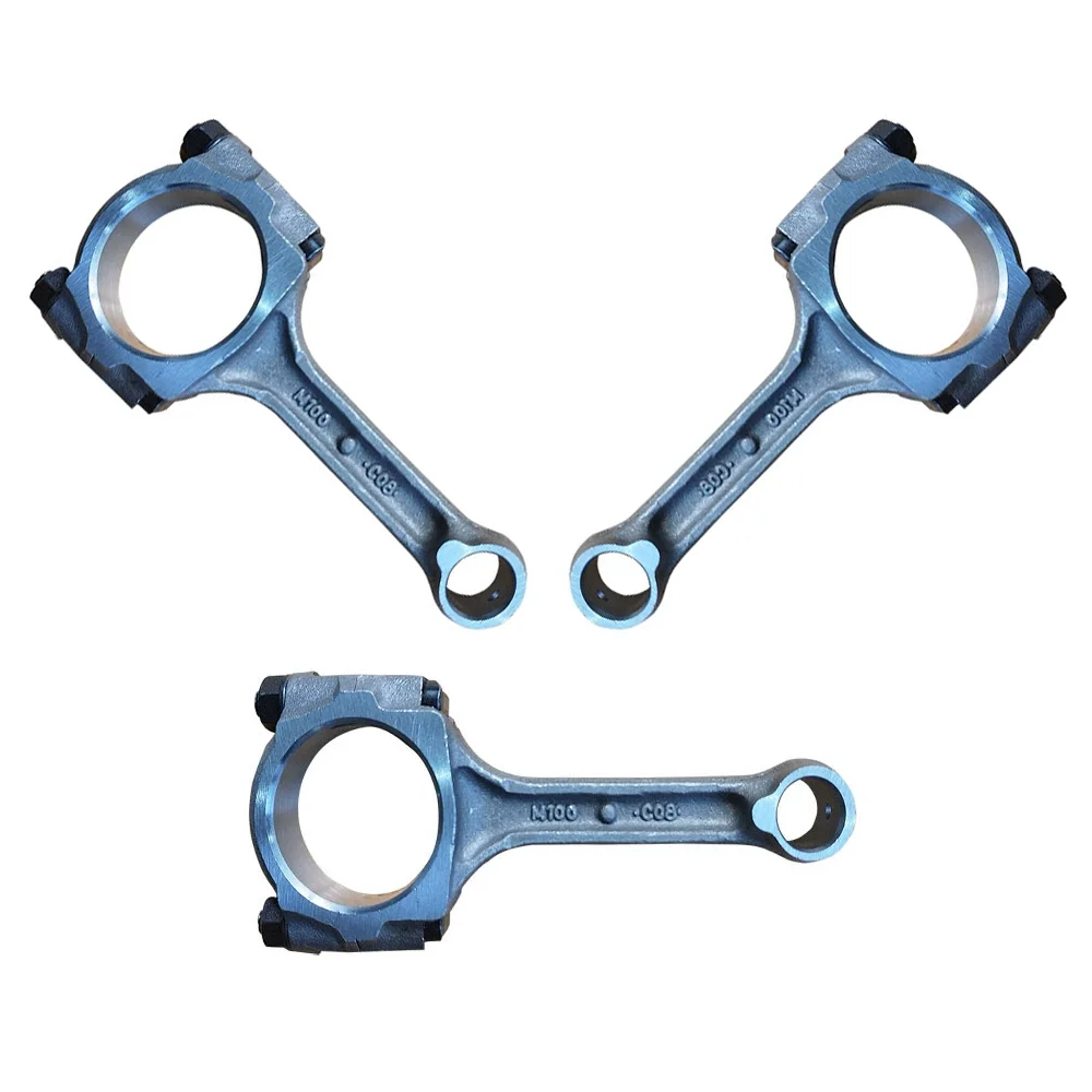 3PCS Connecting Con Rod New Set For CHEVROLET MATIZ DAEWOO 0.8L 0.8 L T L3 GAS 1998-2013 25192477 LBF F8CV LQ2 view 2