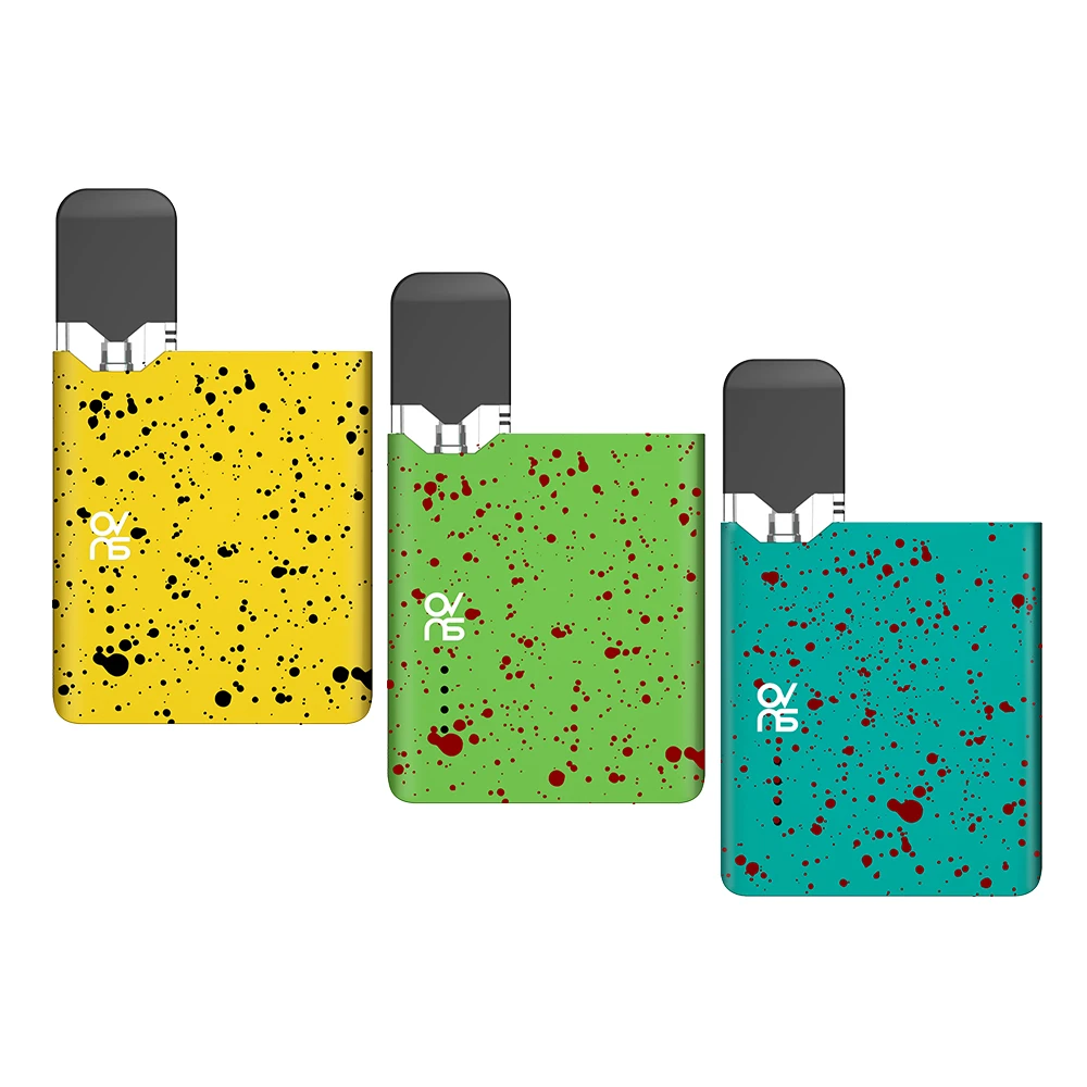 OVNS JC 01 كاتب أطقم Vape صندوق تعديل القرون الفارغة سليم بقعة اللون المرذاذ السيراميك خرطوشة كويل صالح لل juul pod