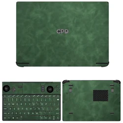 Crazy Horse PU Leather Sticker Skin for GPD WIN MAX 2 10.1