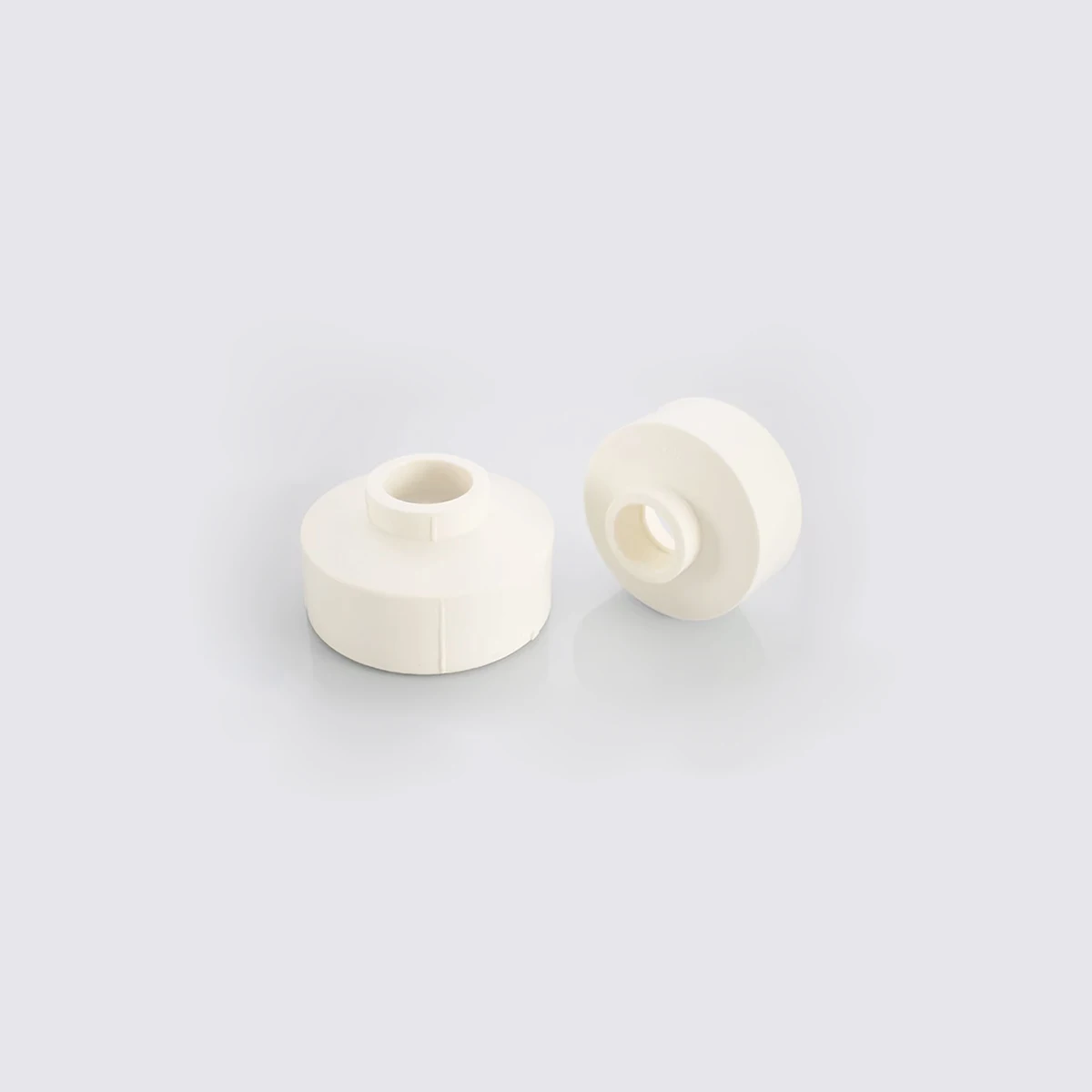 White PPR110/90/75 Hot-Melt Direct Variable Diameter Reducing Socket Fittings