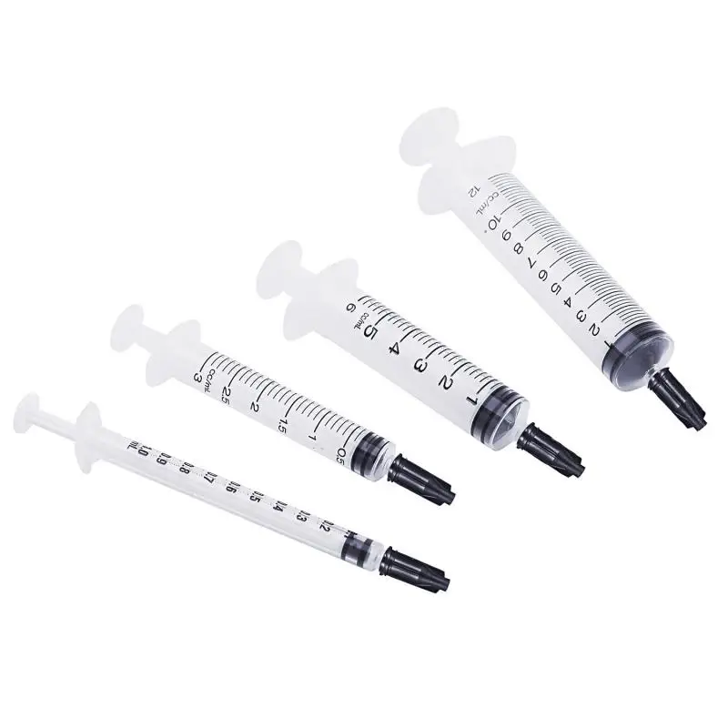 50/100pcs multicolor syringe head cap syringe dispenser dispensing needle sealing plug syringe cap combination