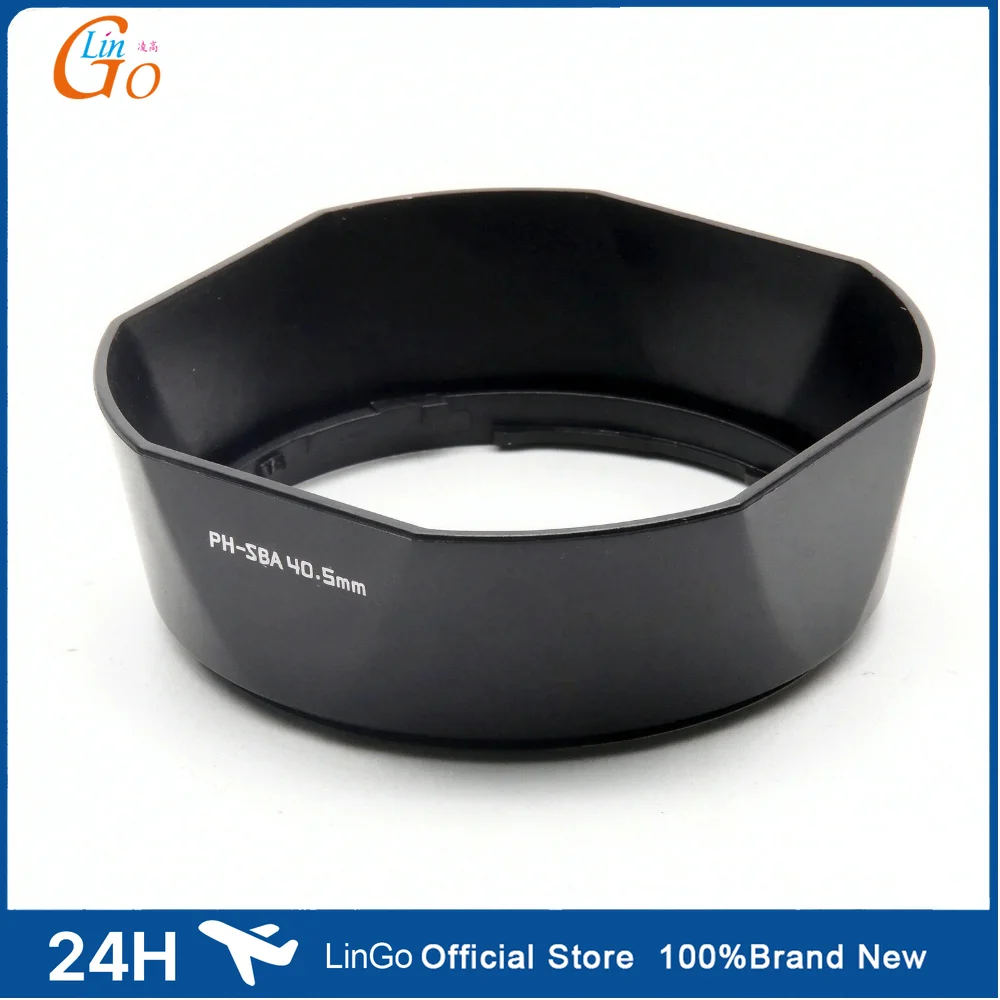 LinGo 40.5mm Metal Camera Lens Hood for PH-SBA  K-Mount 10-17mm f/3.5-4.5 Fisheye Bayonet Mount, Black Lens Hoods