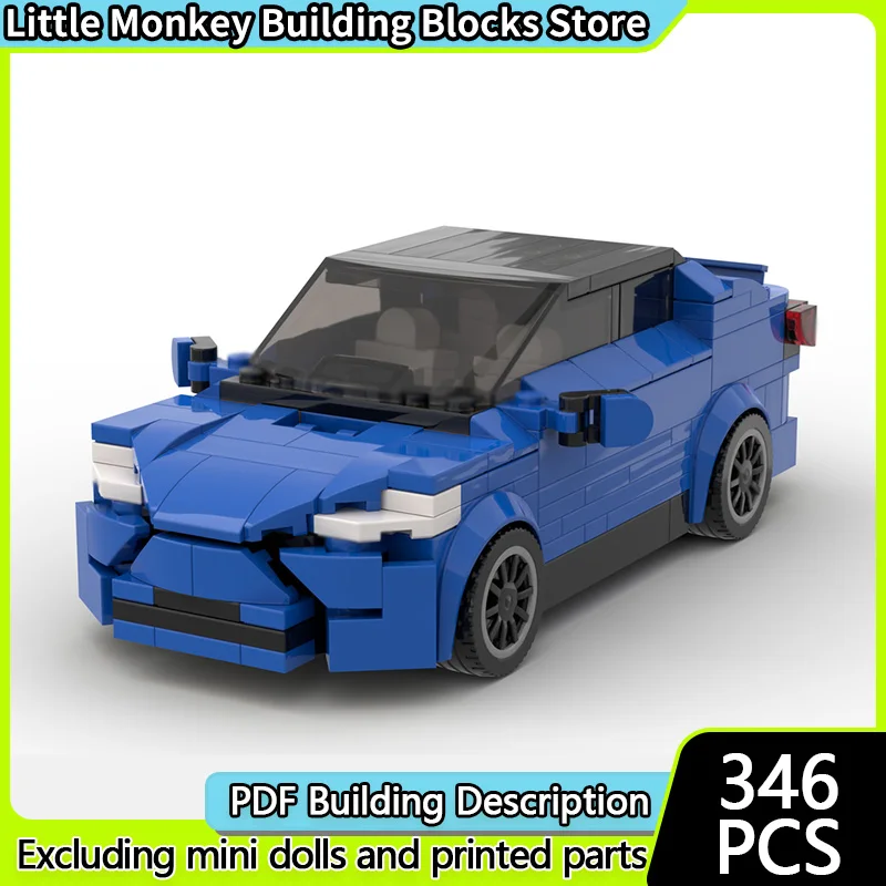 

Speed Racing Car Model MOC Building Bricks Model Y Compact Electric SUV Modular Technology Children Holiday Gifts Assemble Toys