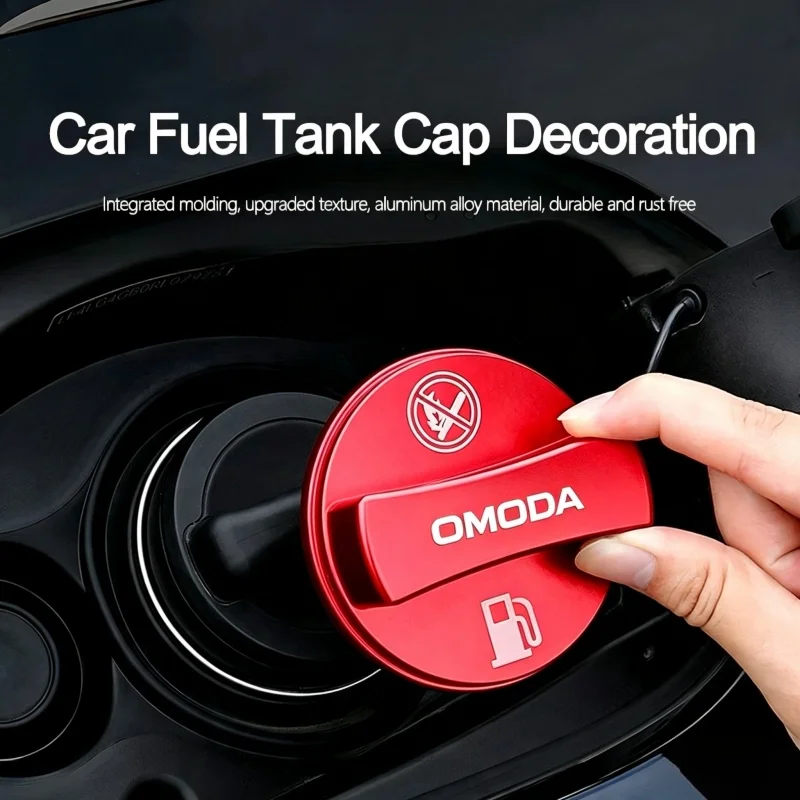 Car 3D metal fuel tank cap fuel tank air cap decoration suitable for Chery OMODA auto parts