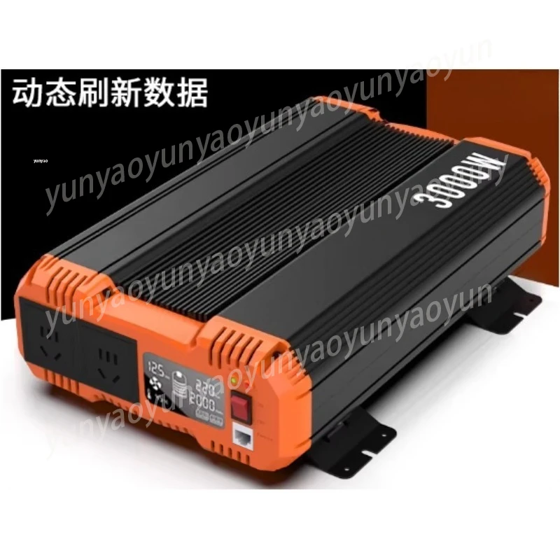 1500W Pure Sine Wave Power Inverter DC 12V 24V to AC 220V Voltage Converter