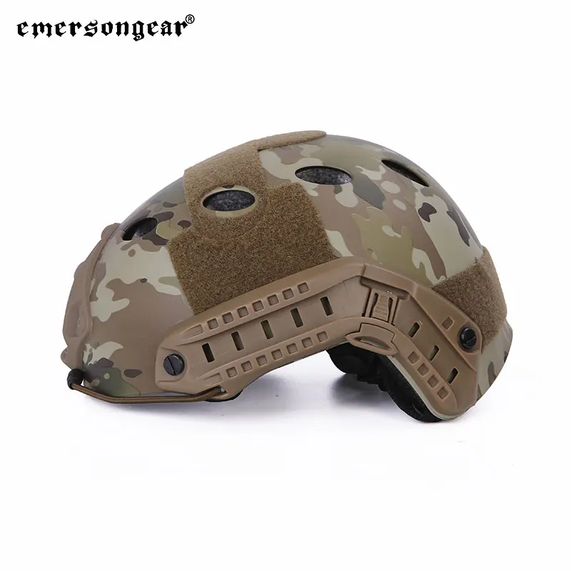 Emersongear FAST Helmet PJ TYPE Simple Version Protective Adjustable Helmet Combat Hunting Wargame Hiking Cycling Helmet EM8811