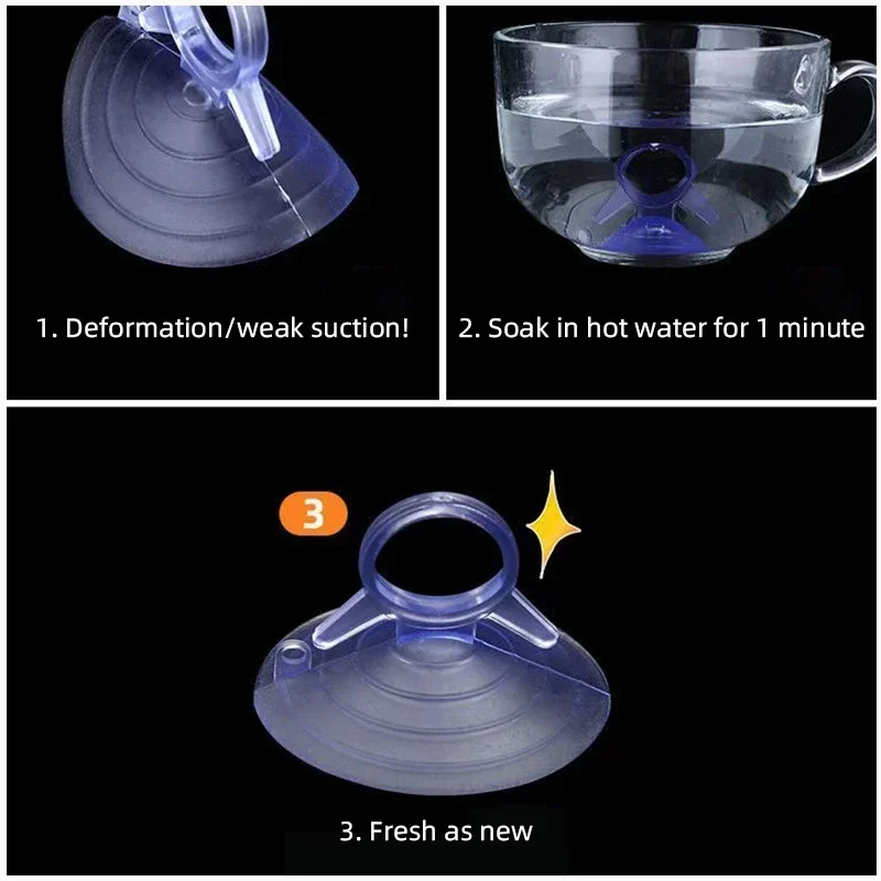 Strong Adhesive Multi-Purpose Hooks PVC Suction Cups Sucker Holders Hook Hanger Car Suction Pads Kitchen Bathroom Window Glass