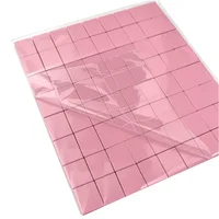 100pcs High Performance 6.0 W/mK 0.5/1.0/1.5/2.0/2.5mm Thermal Pad GPU CPU Heatsink Cooling Conductive Silicone Pad 6