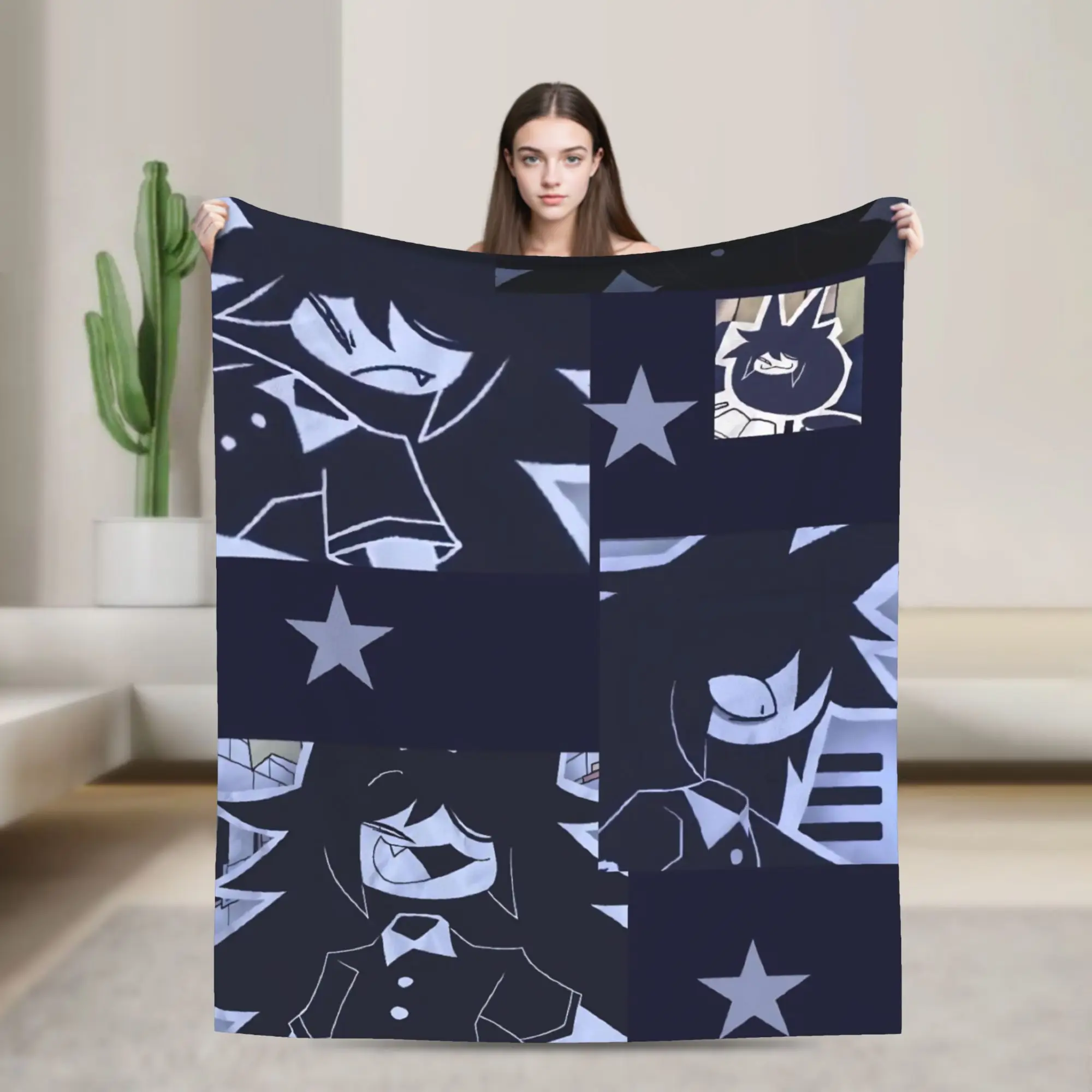 FPE Fundamental Paper Education Throw Blanket for Couch  Fuzzy Soft Plush Blanket 50x60 Inch Multiple Sizes Bedspread