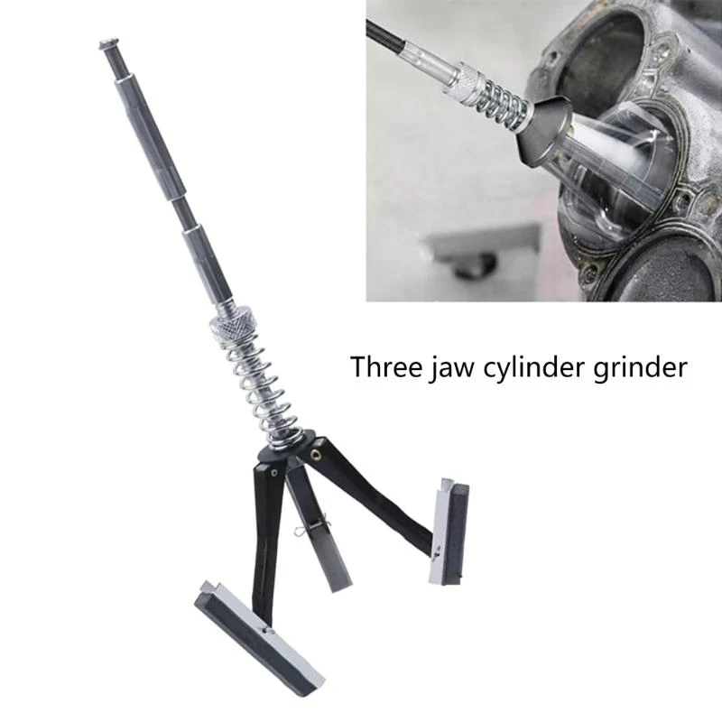 Alat Asah Silinder Mesin 1-1/8 ''Sampai 4'' Batu Panjang 19-250Mm Set Deglazer Asah Silinder Mesin Deglazer Dapat Disesuaikan