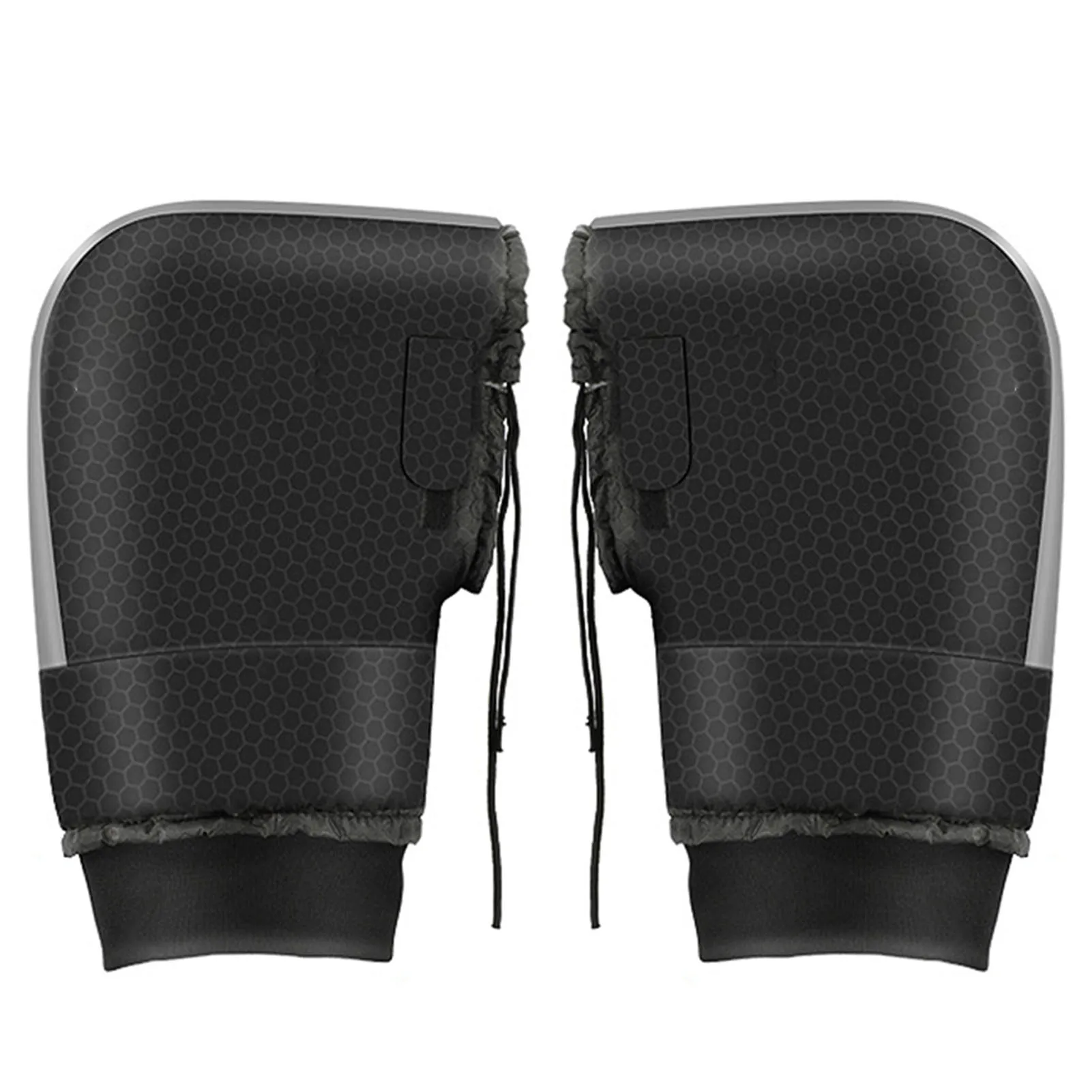 

Motorcycle Handlebar Muffs Waterproof Windproof Thick Warm Hand Mittens for ATV/Snowmobile/Scooter