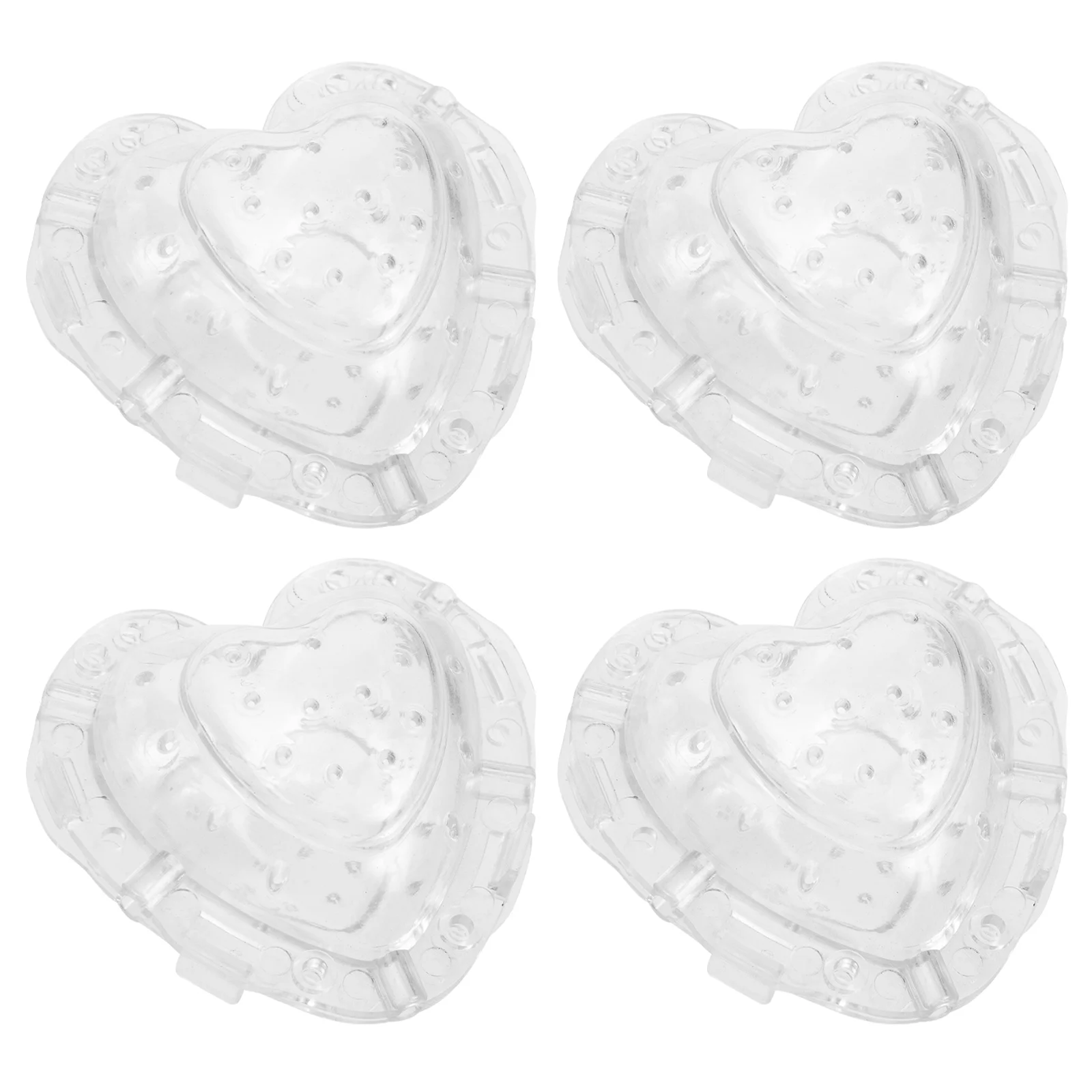 

4pcs Transparent Fruit Molds Strawberry Forming Mold Heart Shaped Shaping Tool For Growing Melon Garden Accessory Multi-Function