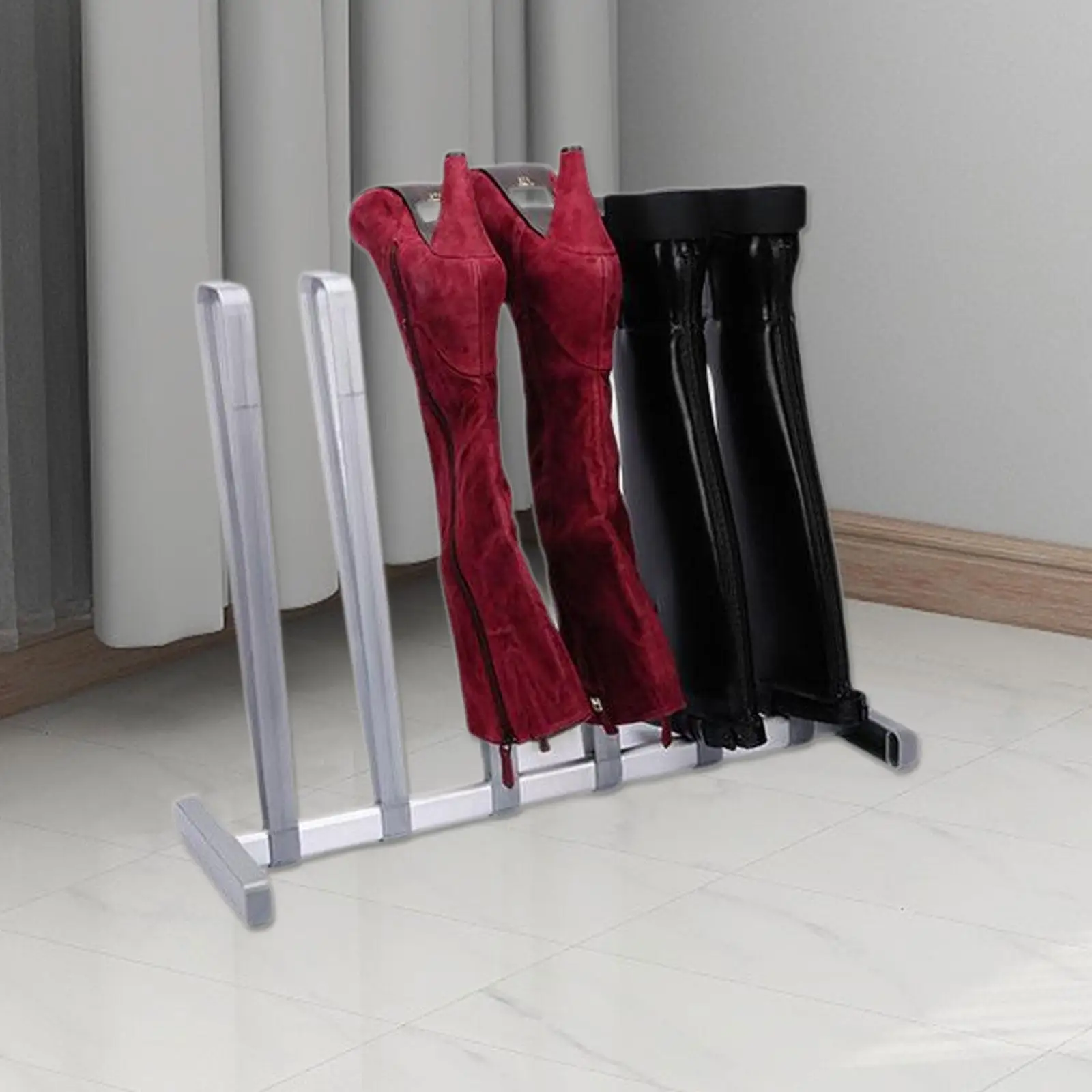 

Boots Storage Rack Freestanding Shoes Rack for Closet Bedroom Patio Outdoor
